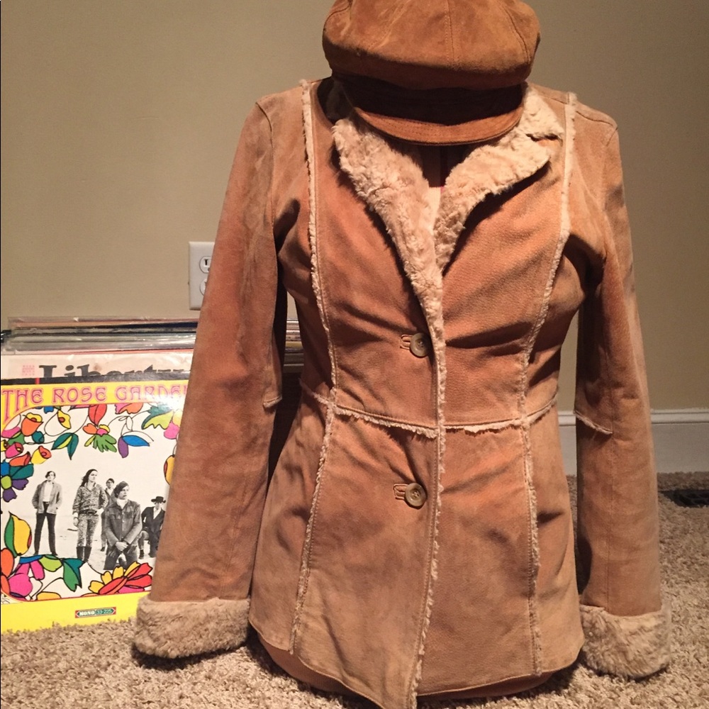 Suede/Leather “Penny Lane” Coat